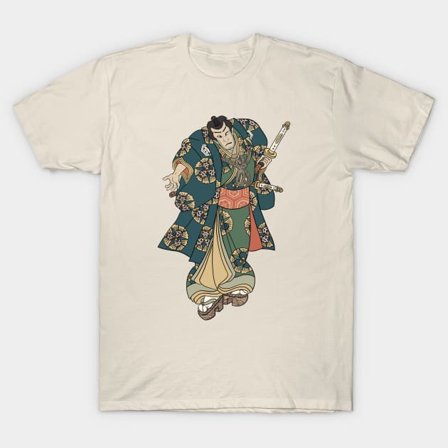 Japanese Samurai 2 T-Shirt by IdinDesignShop